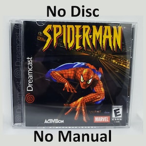 Spider-Man Reproduction Case - No Disc - No Manual - Sega Dreamcast