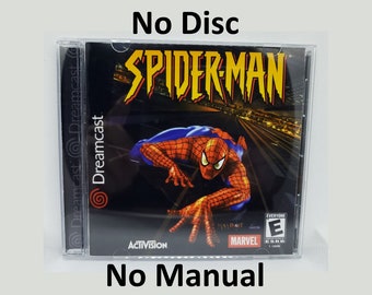 Spider-Man Reproduction Case - No Disc - No Manual - Sega Dreamcast