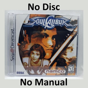 Soulcalibur Reproduction Case - No Disc - No Manual - Sega Dreamcast