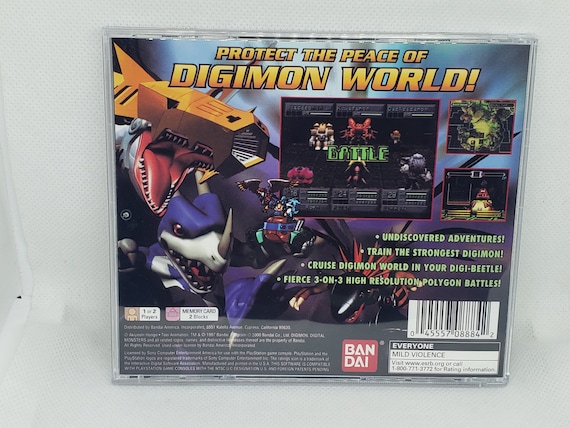 Digimon World Reproduction Case No Disc No Manual PS1