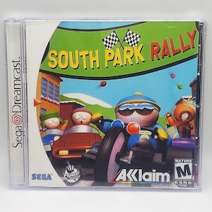 Custom Case - South Park Rally - No Disc - No Manual - Sega Dreamcast - Reproduction Case