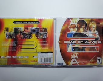 Dead or Alive 2 Reproduction Case - No Disc - No Manual - Sega Dreamcast