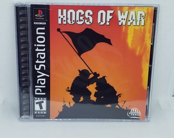 Hogs of War Reproduction Case - No Disc - No Manual - PS1 - Sony PlayStation 1