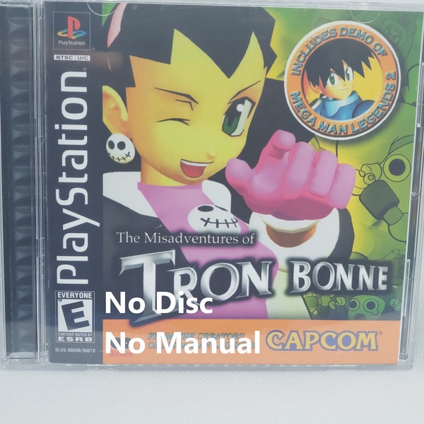 Misadventures of Tron Boone Reproduction Case - No Disc - No Manual - PS1 - Sony PlayStation 1