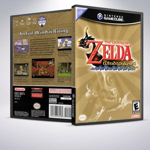 The Legend of Zelda: The Wind Waker GameCube Box Art Cover by Pan