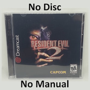 Resident Evil 2 Reproduktion Hülle - Keine Disc - Kein Handbuch - Sega Dreamcast
