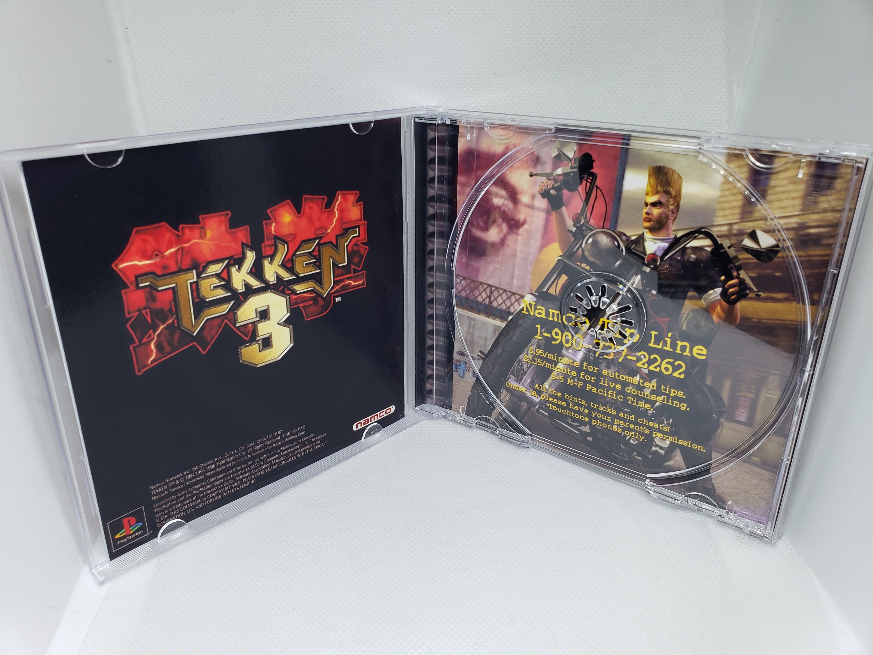 Tekken 3 Reproduction Case - No Disc - No Manual - PS1 - Sony