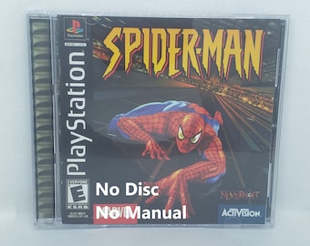 Spider-Man Reproduction Case - No Disc - No Manual - PS1 - Sony PlayStation 1