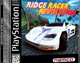 Ridge Racer Revolution Reproduction Case - No Disc - No Manual - PS1 - Sony PlayStation 1 - Custom Game Case