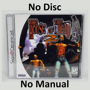 House of the Dead 2 Reproduktion Hülle - Keine Disc - Kein Handbuch - Sega Dreamcast