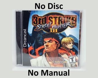 Street Fighter 3rd Strike Reproduction Case - No Disc - No Manual - Sega Dreamcast