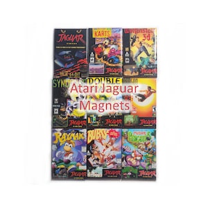 Atari Jaguar Game Cover Magnet - 2 X 3 Fridge Magnet - Custom Magnet - You Choose Cover