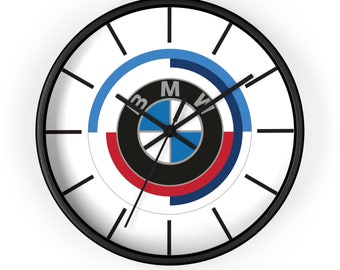 Horloge Rétro, Bmw-Logo-Cadeau Pour Les Fans D'Accessoires Automobiles,  Décoration Murale Cuisine, Déco Design Vintage, [u2321] - Cdiscount Maison