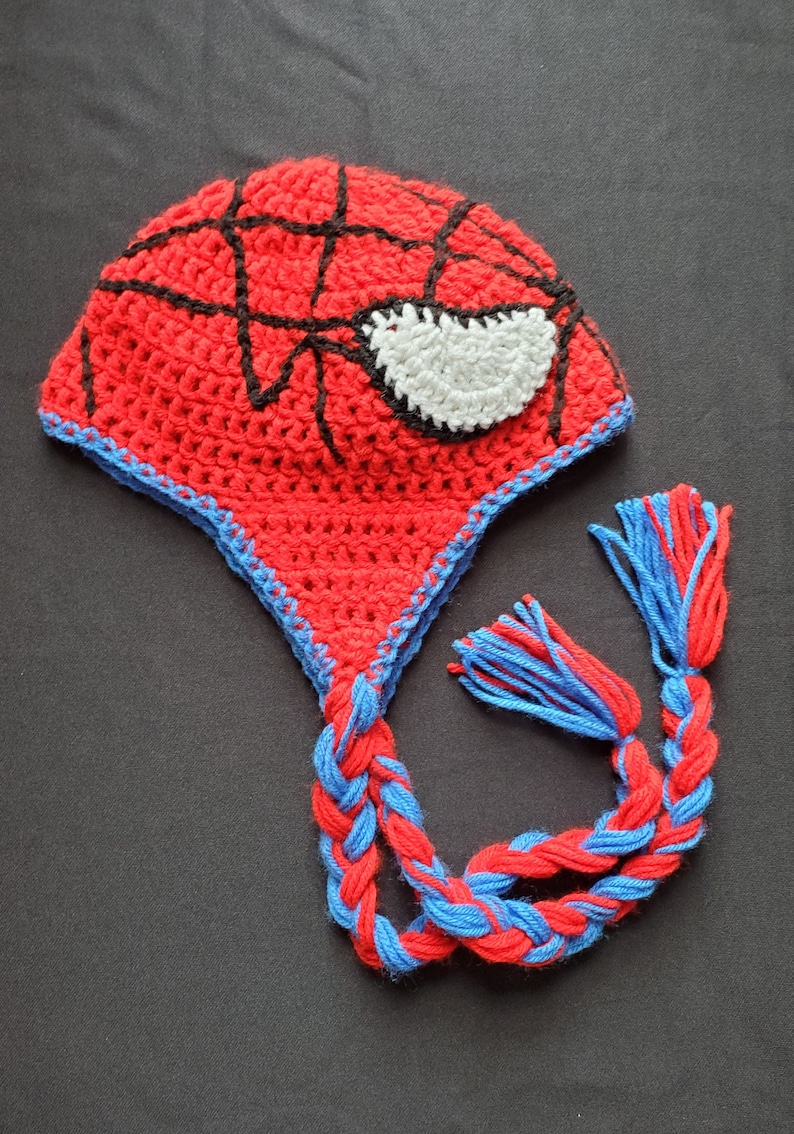 Marvel Spider-Man Mayday Inspired Crochet Peruvian Beanie 