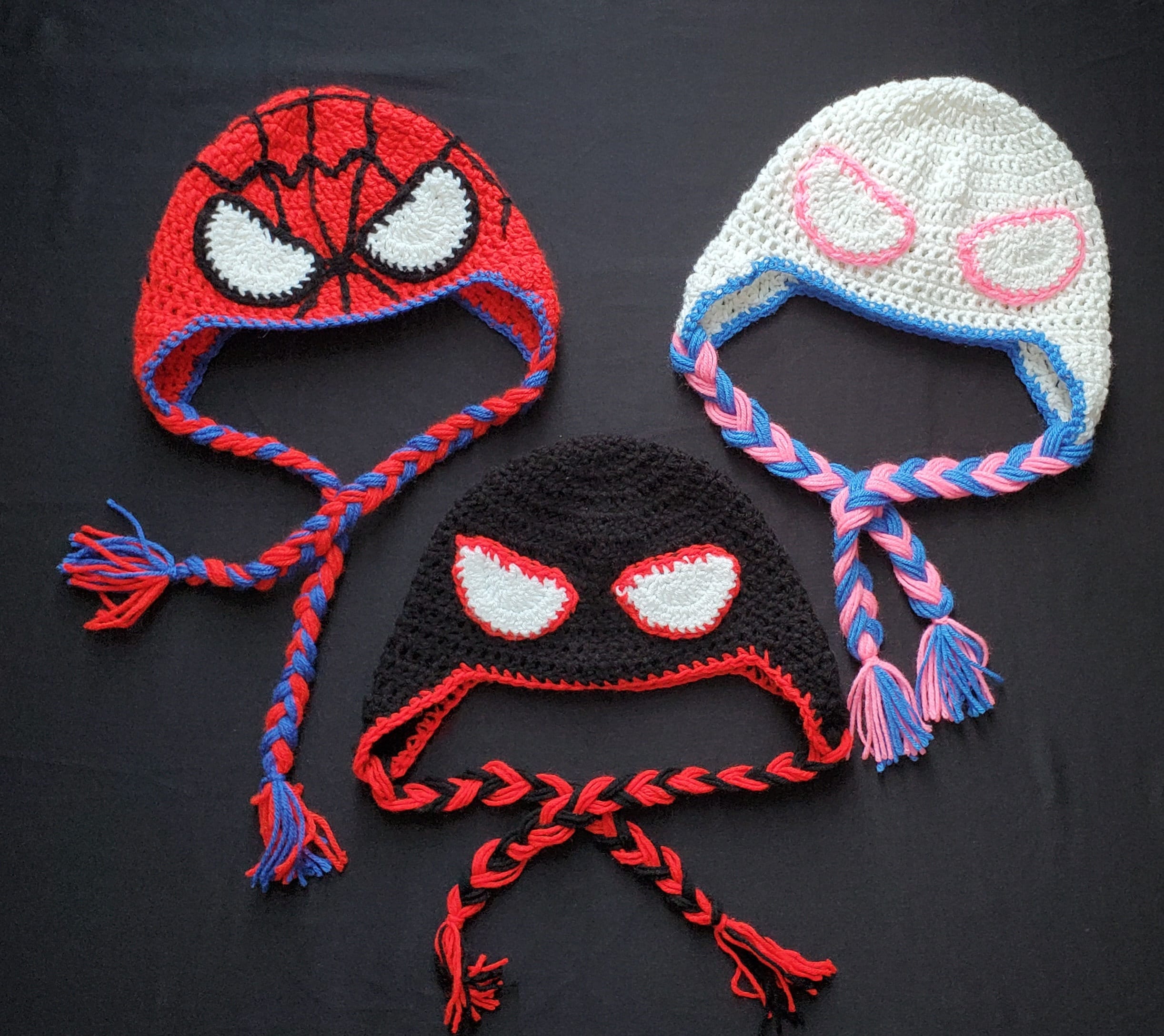 Mayday Inspired Spiderman Beanies Crochet Pattern all Variations Etsy