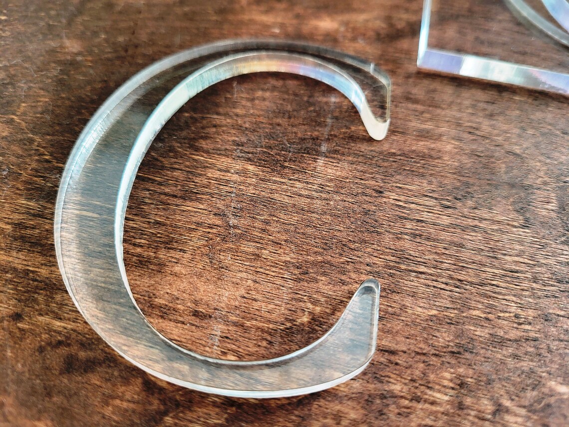 Letter Router Templates Clear Acrylic Choose Your Letters or Entire ...