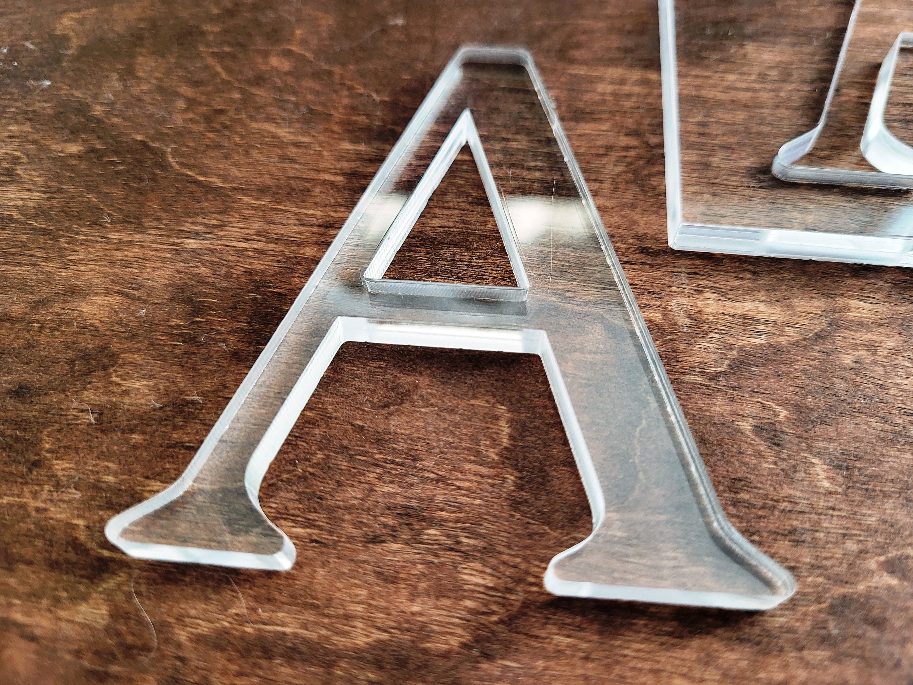 Letter Router Templates Clear Acrylic Choose Your Letters or Entire Letter Router Templates Clear Acrylic Choose Your Letters or Entire