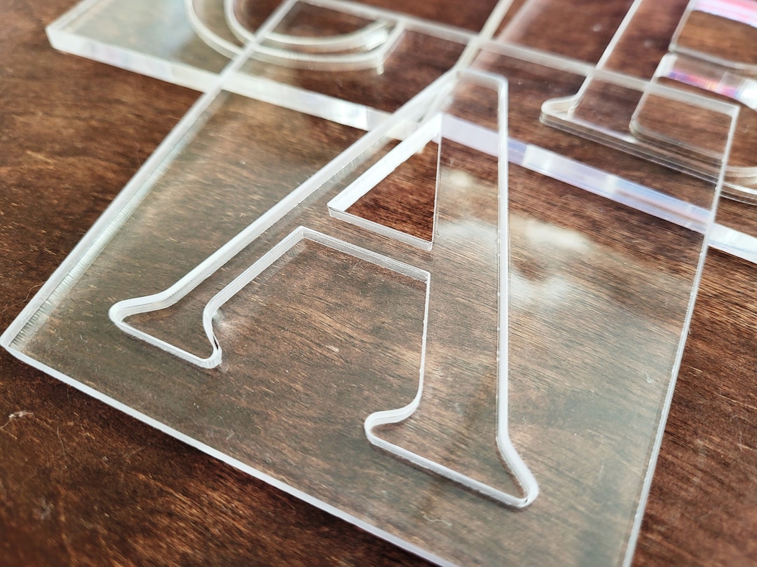 Letter Router Templates Clear Acrylic Choose Your Letters or Entire Letter Router Templates Clear Acrylic Choose Your Letters or Entire