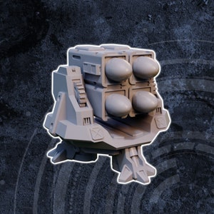 3D Printable Turret with Missile Launcher