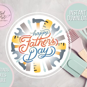Alles Gute zum Vatertag Werkzeug Clipart, digitaler Download, PNG JPG SVG, Eddie druckbar, sofortige Bilddatei, Keks Clipart, essbare Designdatei