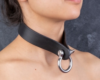 Heavy Duty Leather Shackles, Different Color Options, For Collar.