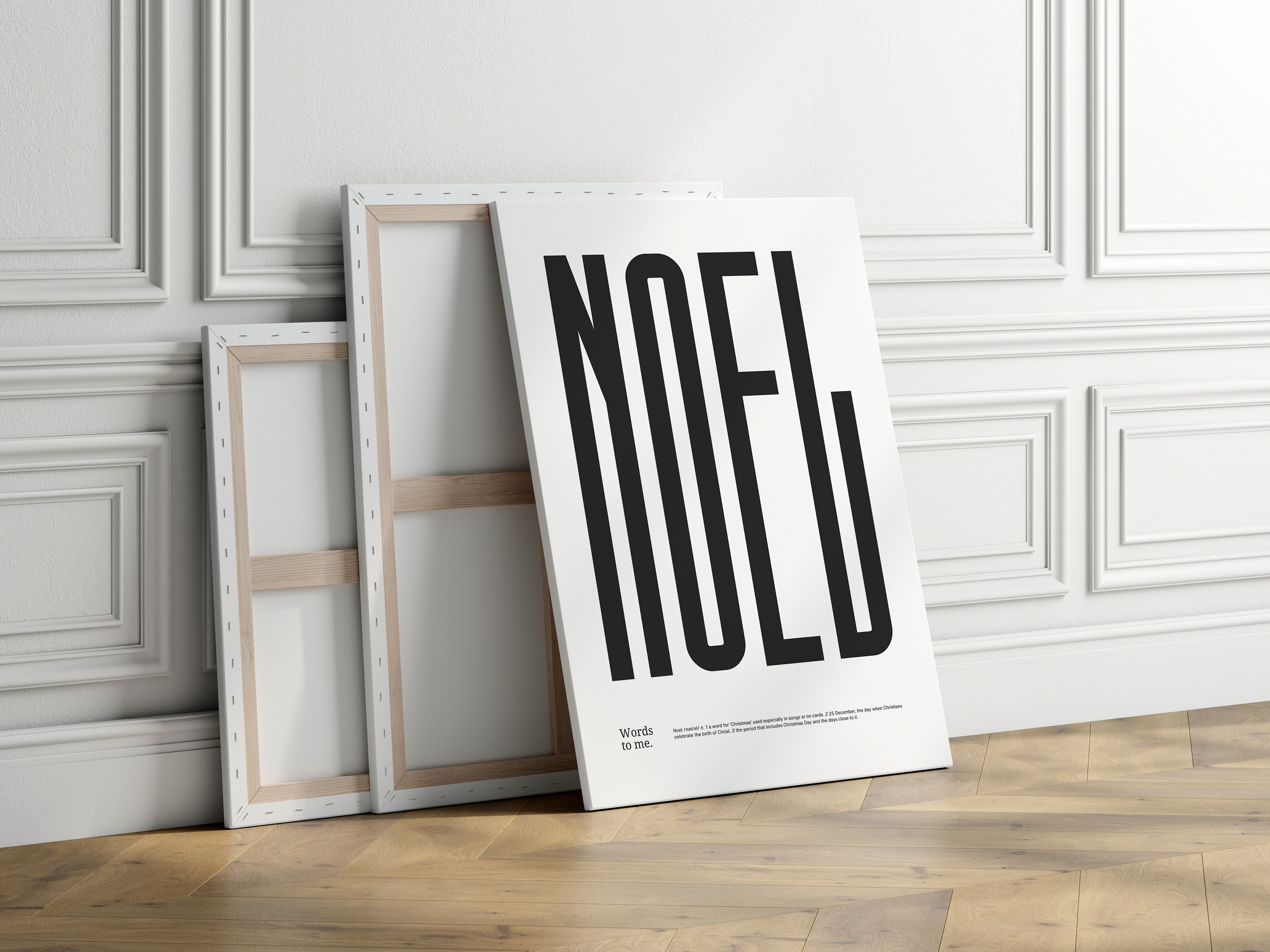 Printable Noel Definition Poster Christmas Poster Minimalist Etsy