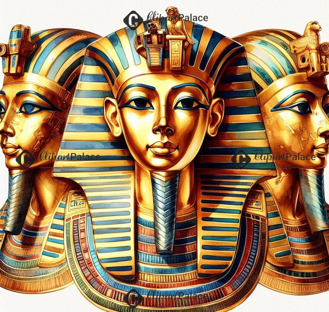 Ancient Egypt Watercolor Clipart – Landmarks & Artifacts (PNG Digital ...