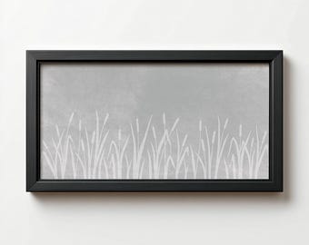 Printable Wall Art Landscape Panoramic | Panoramic Wall Art | Long Narrow Wall Art | Horizontal Wall Art | Minimalist Biophilic Design