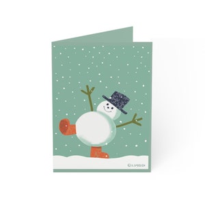 Let it snow! Greeting Card (1, 10, 30, and 50pcs)
