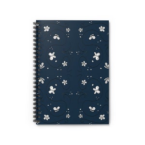 Butterfly Spiral Notebook - Ruled Line