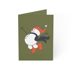 Spring van vreugde! Wenskaart (1, 10, 30 en 50 stuks)