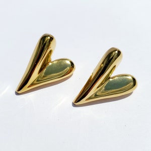 Stainless-Steel Heart Studs
