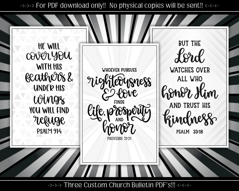 Printable Church Bulletin Cover Modern Grey White Black Download Events Printable Church Bulletin Cover Modern Grey White Black Download Events