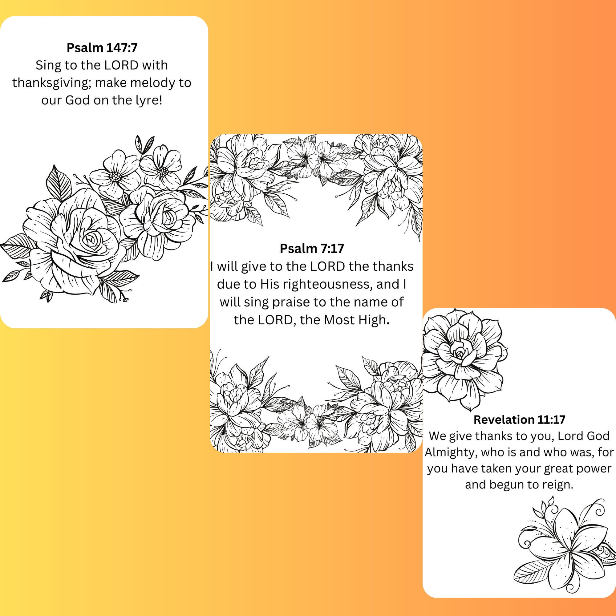 10 Biblical Thanksgiving Coloring Pages Bible Verse Colouring Sheets ...