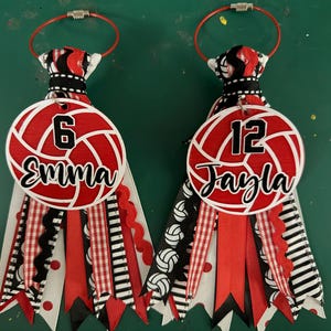 Custom Ribbon Bag Tag: Personalized Team Spirit Backpack Tassel Spirit Wear Ribbon bag Tassel, bogg bag, backpack tag, team spirit
