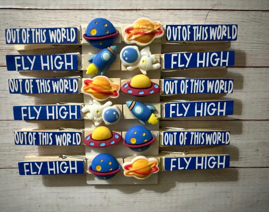 12 Pack Unique Spirit Comp Pins, Space Theme, Cheer Pins, Cheer ...