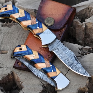 RAGNAR VIKING AXE Forged Camping Axe with Rose Wood Shaft, Viking Bearded Nordic, Custom gift for her, handmade gift for bestman, Larp Axe Folding Pocket Knife