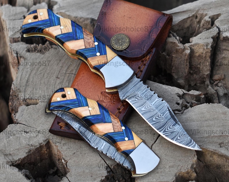 RAGNAR VIKING AXE Forged Camping Axe with Rose Wood Shaft, Viking Bearded Nordic, Custom gift for her, handmade gift for bestman, Larp Axe Folding Pocket Knife