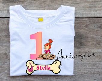 Pebbles Custom Personalized Birthday Shirt - Pebbles Birthday T-Shirt - Personalized Pebbles Shirt - Birthday Girl Shirt - Pebbles