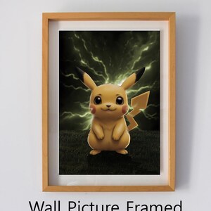 Poster Pokemon decorazione per la cameretta dei bambini poster da parete per bambini, poster da sala giochi regalo di compleanno per bambini