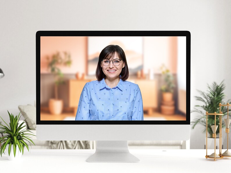 10 Blurred Virtual Backgrounds Zoom ex Microsoft Etsy