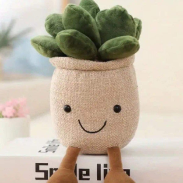 Succulent plushy, plant gift, for kids, plant stuffy