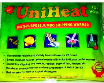 Uni heat pack-add on for cold shipping-plant shipping heat pack-insulation packet for shipping