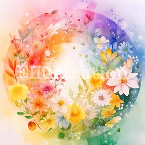 20 Rainbow Digital Paper - Afbeeldingen van hoge kwaliteit - Journal Paper - Note Book - Bruiloft - uitnodiging - verjaardag - Scrapbook - DIY Crafts