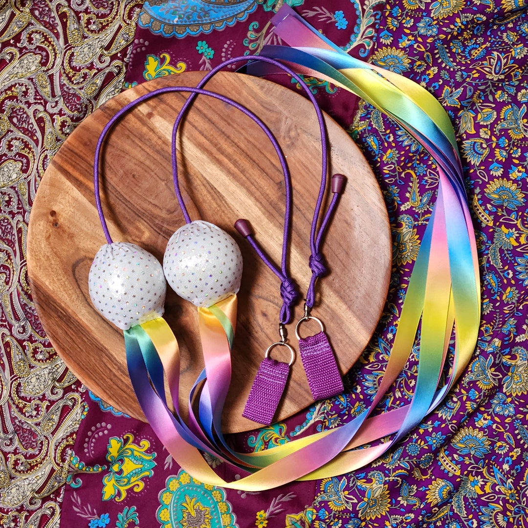 Poi Contact Poi Training Poi Ribbon Poi Balls Handmade - Etsy