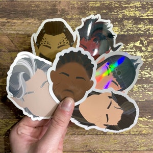 Baldur&#39;s Gate 3 Set - Faceless Baldur&#39;s Gate 3 Water-Resistant Sticker Set