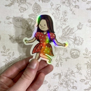Ghost girl - Lethal Company Water-Resistant Sticker