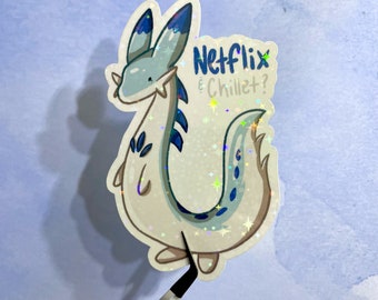 Netflix and Chillet? - Chillet Palworld Water-Resistant Sticker