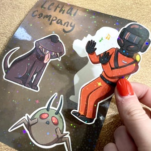 Lethal Company - Lethal Company Water-Resistant Sticker Sheet
