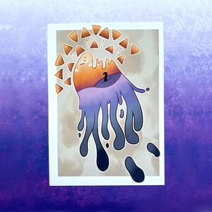 Nessy - 5x7 Original Art Print